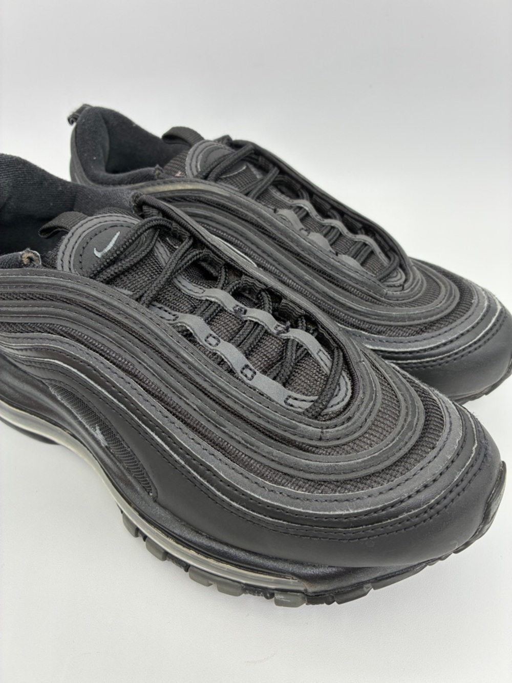 Nike Air Max 97 'Triple Black' Women's Sneakers Shoes  |  Size:  6 - Picture 11 of 15